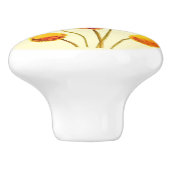 Fleur Billy Bouton jaune Design d'art australien (Côté)