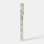 Fleur Blanche Délicate sur une Branche Botanique (Côté droit)