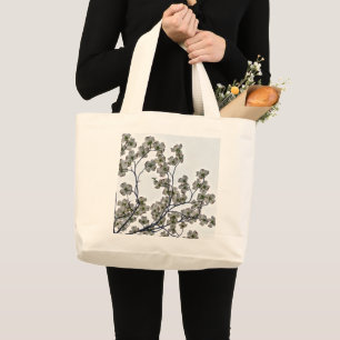 Fleur blanche Dogwood Grand Sac fourre-tout