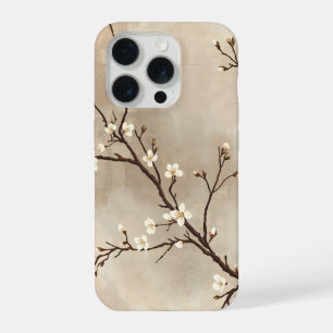 Fleur Blanche Élégante Branche Minimaliste