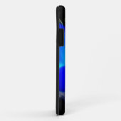 Fleur Bleue Clair avec Goutte d'Eau Coque iPhone 5 (Dos/Droite)