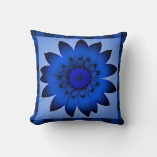 Fleur bleue - Coussin