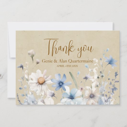Fleur Bleue Sauvage Merci (Devant)