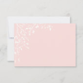 Fleur Blush Floral Wedding rsvp (Dos)