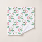 Fleur botanique et abeille (Gant de toilette)