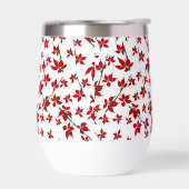 Fleur botanique rouge de Noël (Gauche)