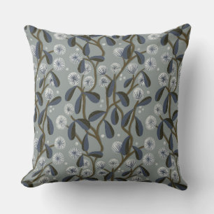 Fleur bouffée motif sur coussin