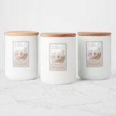 Fleur, Bougie, Spa de brosse et Étiquette de produ (Bouteilles)