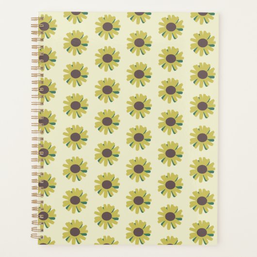 Fleur Brown de tournesol  Jaune Motif (Devant)