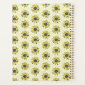 Fleur Brown de tournesol  Jaune Motif (Dos)
