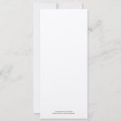Fleur Brown tourbillonne Invitations de mariage (Dos)