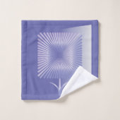 Fleur carré violette (Gant de toilette)
