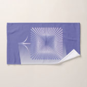 Fleur carré violette (Serviette à main)