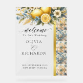 Fleur carrelée méditerranéenne Italien Positano Le (Recto)