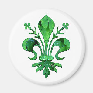 Fleur chanceux de lis Magnet de St Patrick