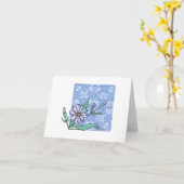 Fleur chicorée, carte (Fleur jaune)