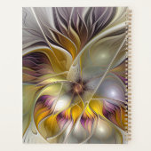 Fleur colorée Abstraite Art moderne fractal Nom (Dos)
