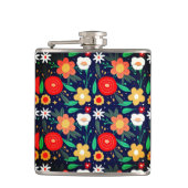 Fleur colorée Flacon de la hanche (Devant)