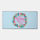 Fleur colorée Wreath Meilleur F*cking Maman jamais (Recto)