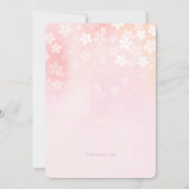 Fleur Confetti Photo Invitation (Dos)