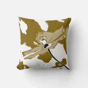 Fleur cosmos unique - Coussin d'art