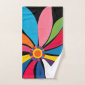Fleur couleur Abstrait 7 (Serviette à main)
