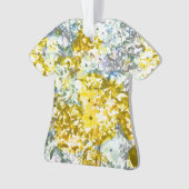 Fleur couleur gris-jaune design motif (devant)