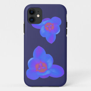 Fleur Crocus iPhone chaud et froid 5 Coque