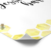 Fleur d'abeille - Poster du bar du dessert (Coin)