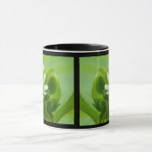 Fleur d'algues, Mug à cadre noir (Centre)