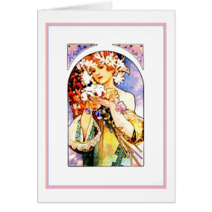Fleur d'Alphonse Mucha