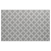 Fleur Damas tissu noir blanc (Yard)