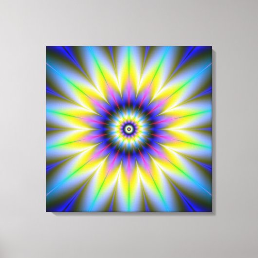 Fleur dans la toile de fleurs Impression (Recto)