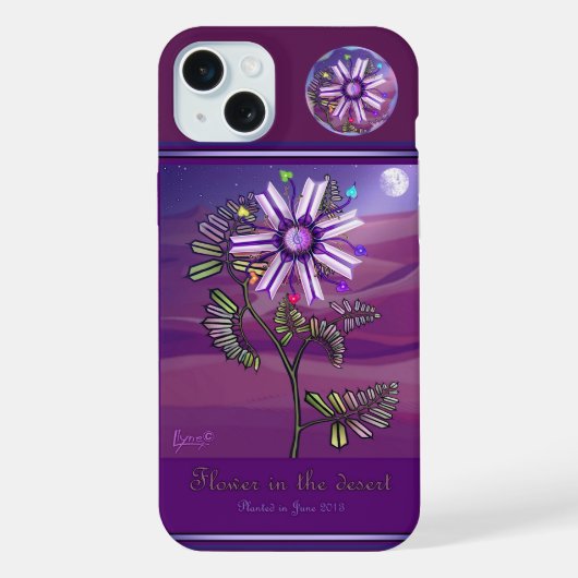 Fleur dans le désert (Verso)