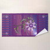 Fleur dans le désert (Serviette de bain)