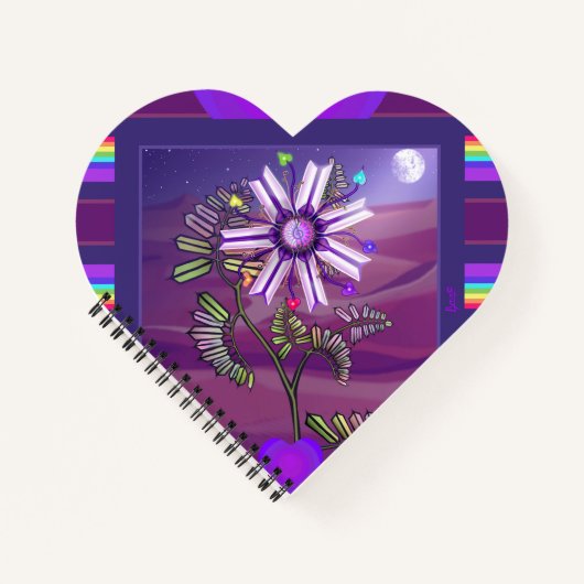Fleur dans le désert Cahier (Devant)