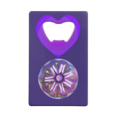 Fleur dans le désert Carte de crédit Bottle Opener (Dos)