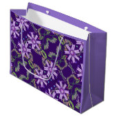 Fleur dans le désert Grand sac cadeau (Devant Angle)