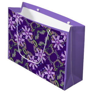 Fleur dans le désert Grand sac cadeau