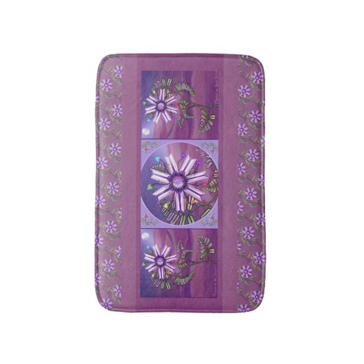 Fleur dans le tapis de bain du désert (Devant (Vertical))