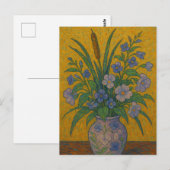 Fleur dans le vase Carte postale (Devant / Derrière)