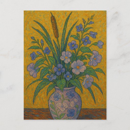 Fleur dans le vase Carte postale (Devant)