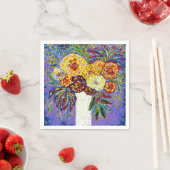 Fleur dans les serviettes en papier Vase (En situation)