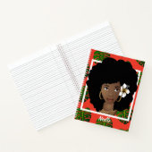 Fleur dans ses cheveux, Carnet rouge tropical (Intérieur)
