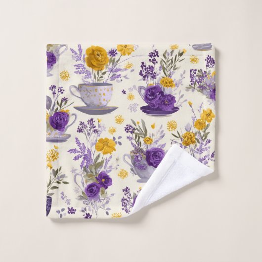 Fleur dansante (Gant de toilette)