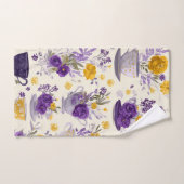 Fleur dansante  (Serviette à main)
