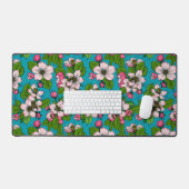 Fleur d'Apple sur le turquoise (Clavier et souris)