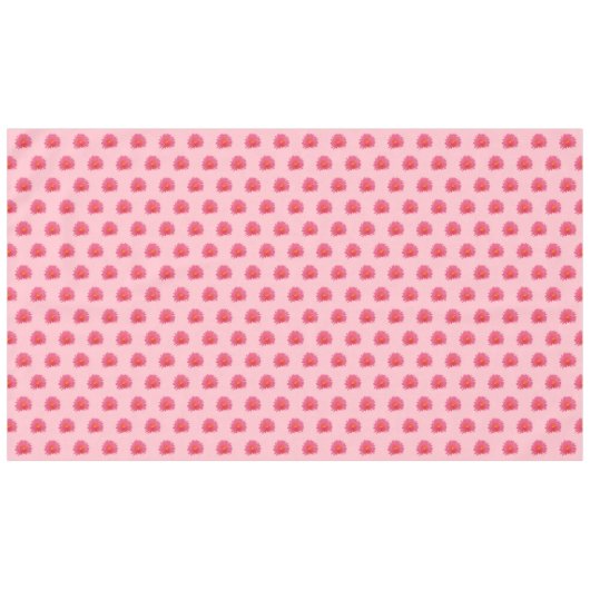 Fleur d'Aptenia rose Motif sans couture sur nappe (Devant (Horizontal))
