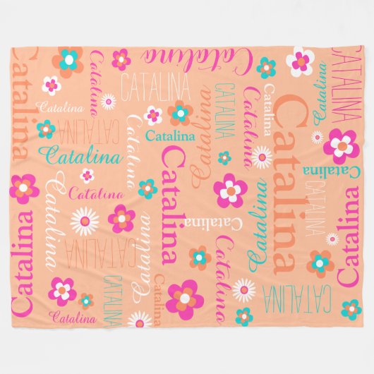 Fleur d'aqua rose et blanc rose pâle et couverture (Devant (Horizontal))