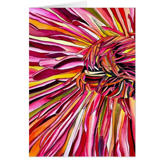 Fleur d'aquarelle Chrysanthemum (Devant)